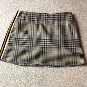UO plaid mini skirt
